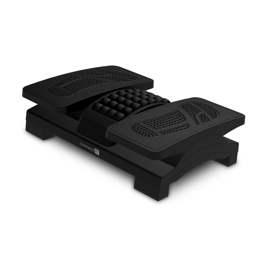 CONNECT IT CFH-4105-BK - Polohovateľná podložka pod nohy čierna