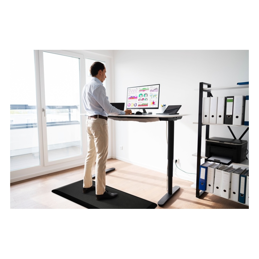 CONNECT IT CFH-4200-BK - Protiúnavová podložka pod nohy čierna