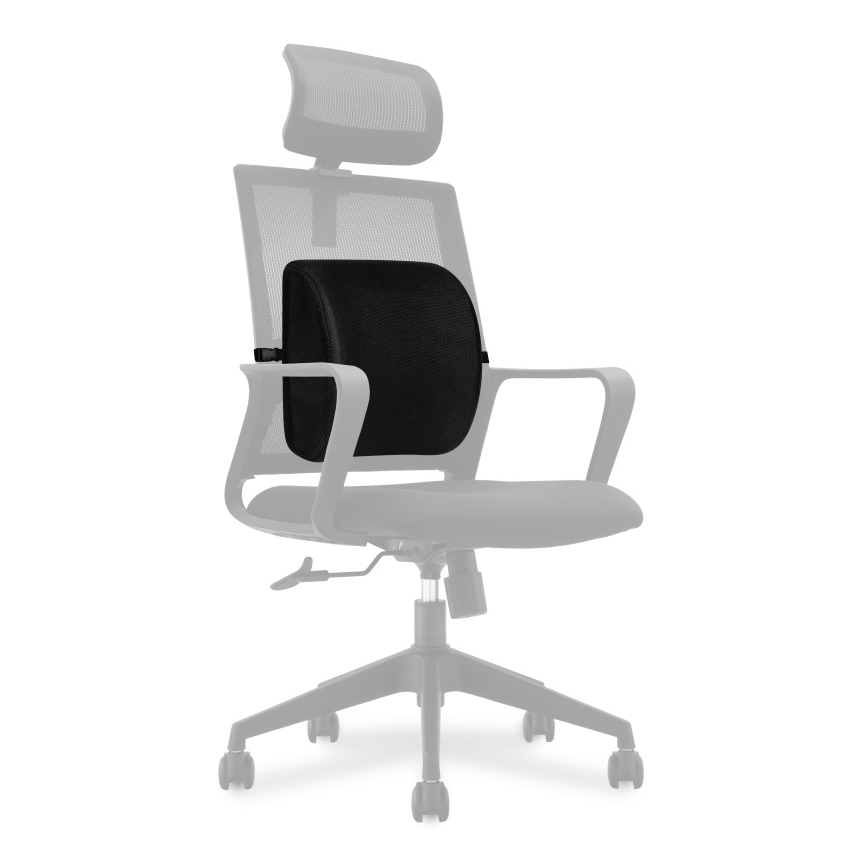 CONNECT IT CFH-5300-BK - Bedrová opierka na stoličku čierna