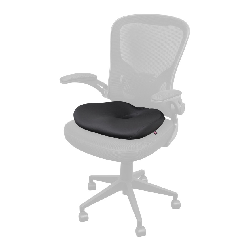CONNECT IT CFH-5501-GY - Anatomický vankúš na stoličku antracit