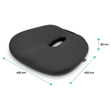 CONNECT IT CFH-5501-GY - Anatomický vankúš na stoličku antracit