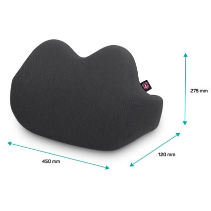 CONNECT IT CFH-5502-GY - Bedrová opierka na stoličku antracit