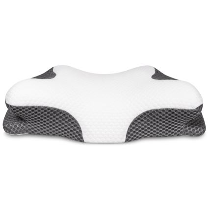 CONNECT IT CFH-6031-WH - Anatomický vankúš Lyra biela/sivá
