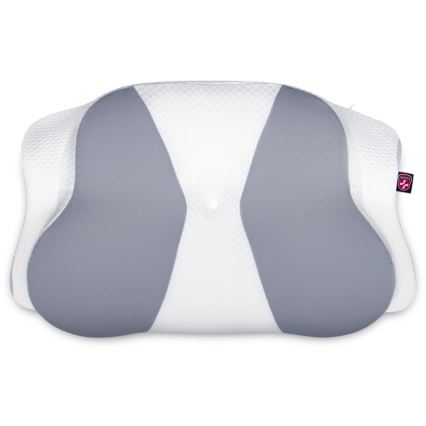 CONNECT IT CFH-6032-WH - Anatomický vankúš Gemini biela/sivá