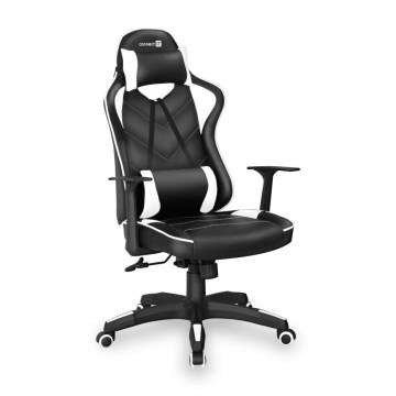 CONNECT IT CGC-0700-WH - Herná stolička LeMans Pro čierna/biela