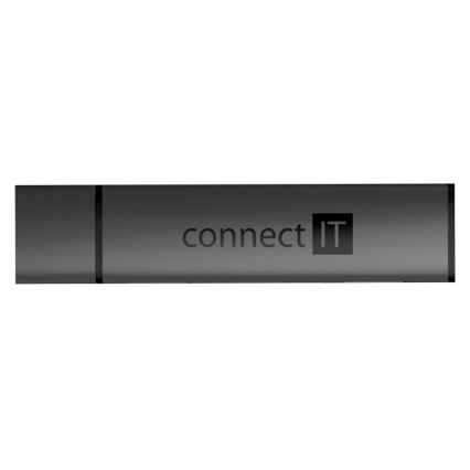 CONNECT IT CHU-4060-AN - USB-A hub s čítačkou pamäťových kariet 4v1