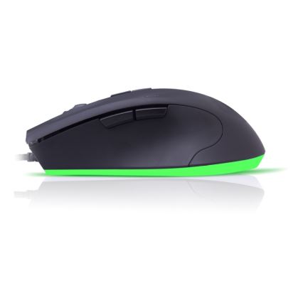 CONNECT IT CI-1128 - LED Káblová herná myš 1000/1200/1600/3200 DPI čierna