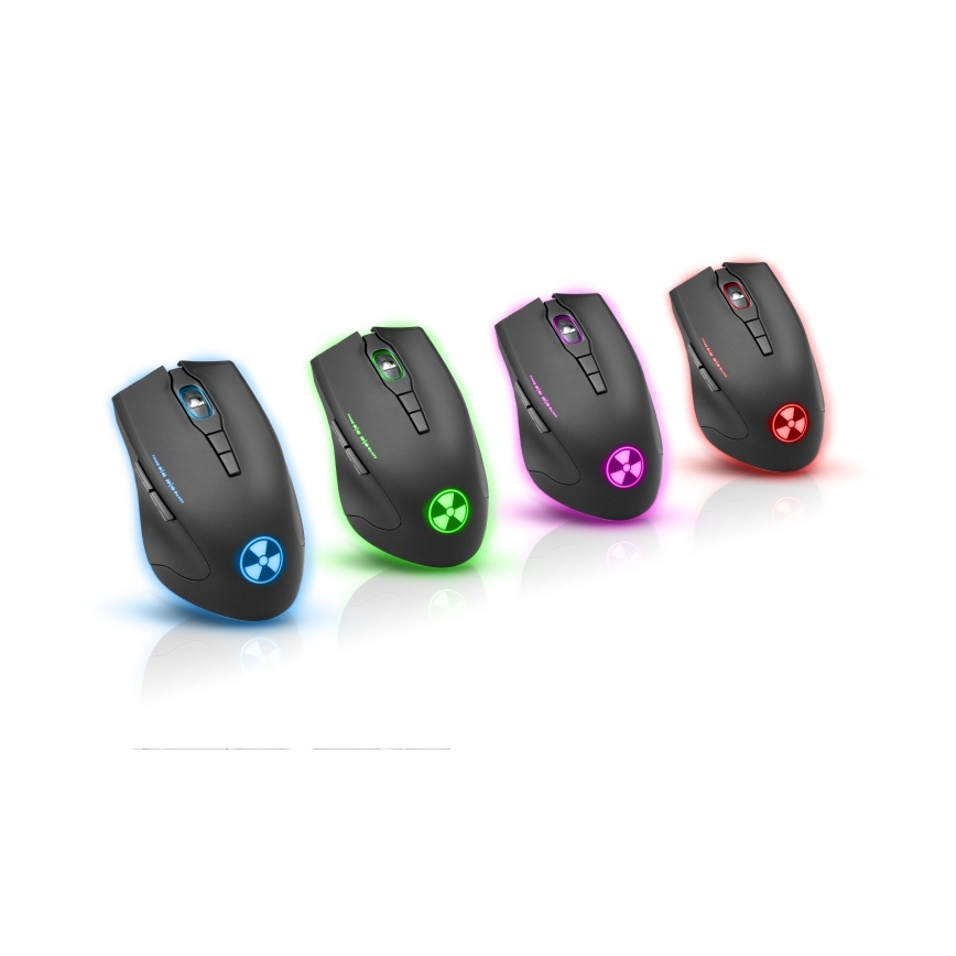 CONNECT IT CI-1128 - LED Káblová herná myš 1000/1200/1600/3200 DPI čierna