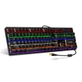 CONNECT IT CKB-3591-CS - LED RGB Káblová herná klávesnica s CZ/SK lokalizáciou čierna + červený rámik