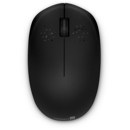 CONNECT IT CKM-4500-CS - Bezdrôtová klávesnica a myš 1000 DPI s CZ/SK lokalizáciou 1xAAA + 1xAA čierna