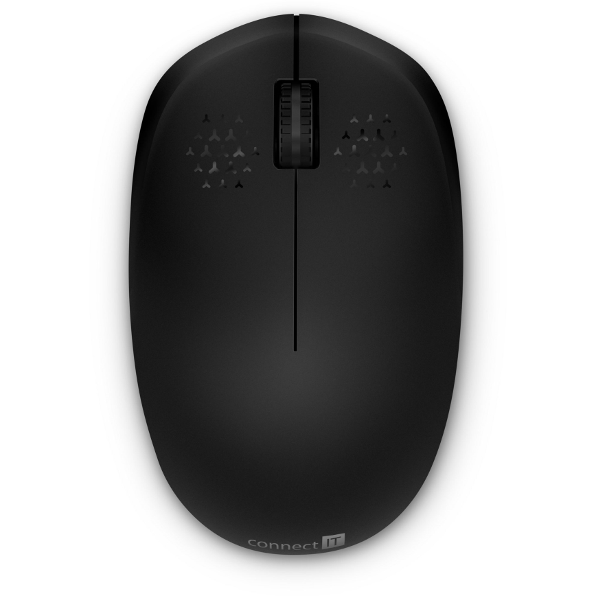 CONNECT IT CKM-4500-CS - Bezdrôtová klávesnica a myš 1000 DPI s CZ/SK lokalizáciou 1xAAA + 1xAA čierna