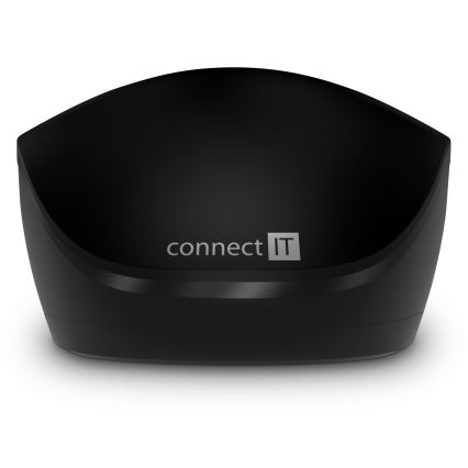 CONNECT IT CKM-4500-CS - Bezdrôtová klávesnica a myš 1000 DPI s CZ/SK lokalizáciou 1xAAA + 1xAA čierna