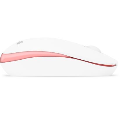 CONNECT IT CKM-7801-CS - Bezdrôtová klávesnica a myš 1200 DPI s CZ/SK lokalizáciou 1xAAA + 1xAA biela/ružová