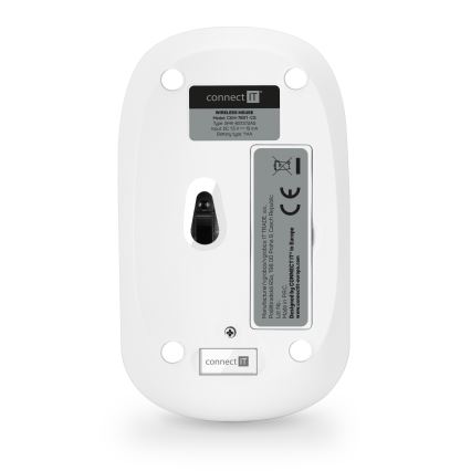 CONNECT IT CKM-7801-CS - Bezdrôtová klávesnica a myš 1200 DPI s CZ/SK lokalizáciou 1xAAA + 1xAA biela/ružová