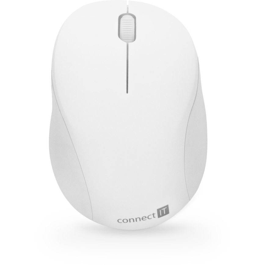 CONNECT IT CKM-7804-CS - Bezdrôtová klávesnica a myš 1200 DPI s CZ/SK lokalizáciou 1xAAA + 1xAA biela