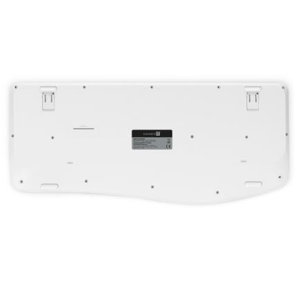 CONNECT IT CKM-7804-CS - Bezdrôtová klávesnica a myš 1200 DPI s CZ/SK lokalizáciou 1xAAA + 1xAA biela