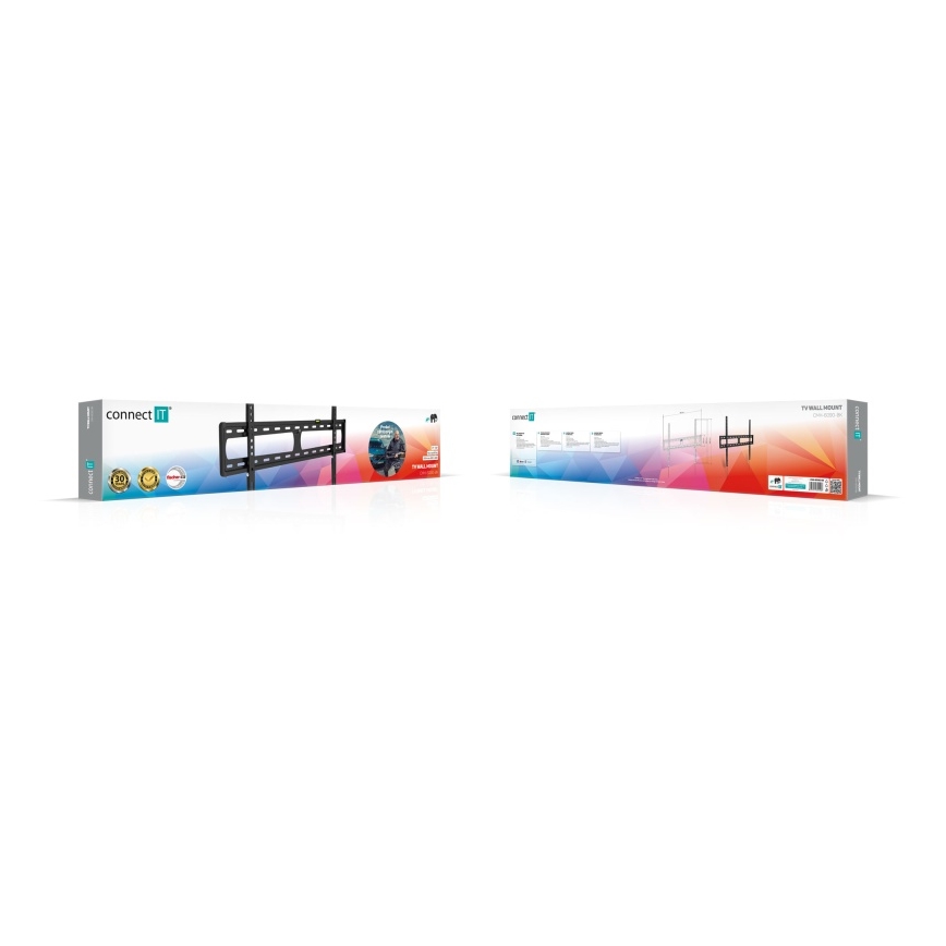 CONNECT IT CMH-6090-BK - Nástenný držiak pre TV 40-100” čierna