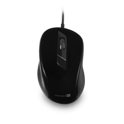CONNECT IT CMO-1200-BK - Káblová myš 1000 DPI čierna