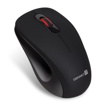 CONNECT IT CMO-2230-BK - Bezdrôtová tichá myš MUTE 1200 DPI 1xAA čierna