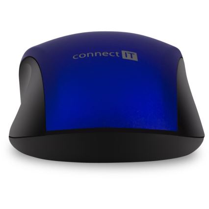 CONNECT IT CMO-2230-BL - Bezdrôtová tichá myš MUTE 1200 DPI 1xAA čierna/modrá