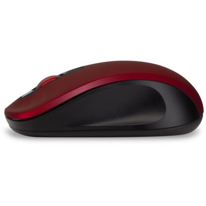 CONNECT IT CMO-2230-RD - Bezdrôtová tichá myš MUTE 1200 DPI 1xAA čierna/červená