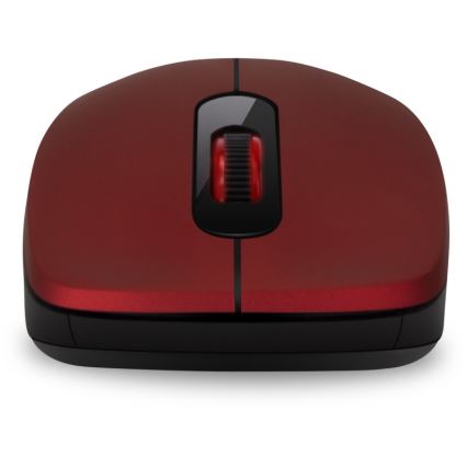 CONNECT IT CMO-2230-RD - Bezdrôtová tichá myš MUTE 1200 DPI 1xAA čierna/červená