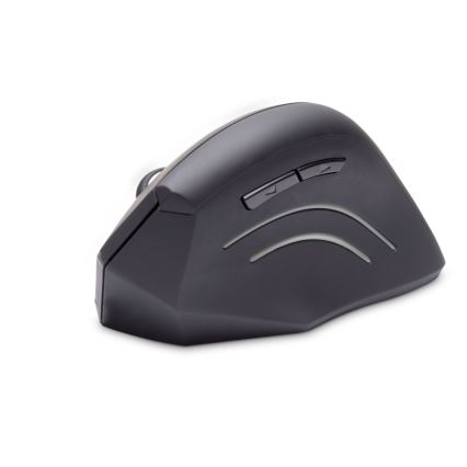 CONNECT IT CMO-2510-BK - Ergonomická bezdrôtová myš Verti Wireless 800/1200/1600 DPI 2xAAA čierna