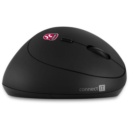 CONNECT IT CMO-2600-BK - Ergonomická bezdrôtová myš 800/1200/1600 DPI 1xAA čierna