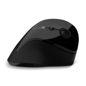 CONNECT IT CMO-2700-BK - Ergonomická bezdrôtová myš 800/1200/1600 DPI 1xAA čierna