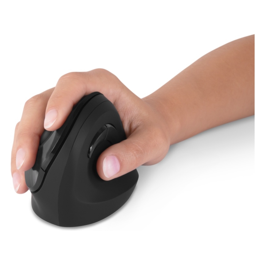 CONNECT IT CMO-2700-BK - Ergonomická bezdrôtová myš 800/1200/1600 DPI 1xAA čierna