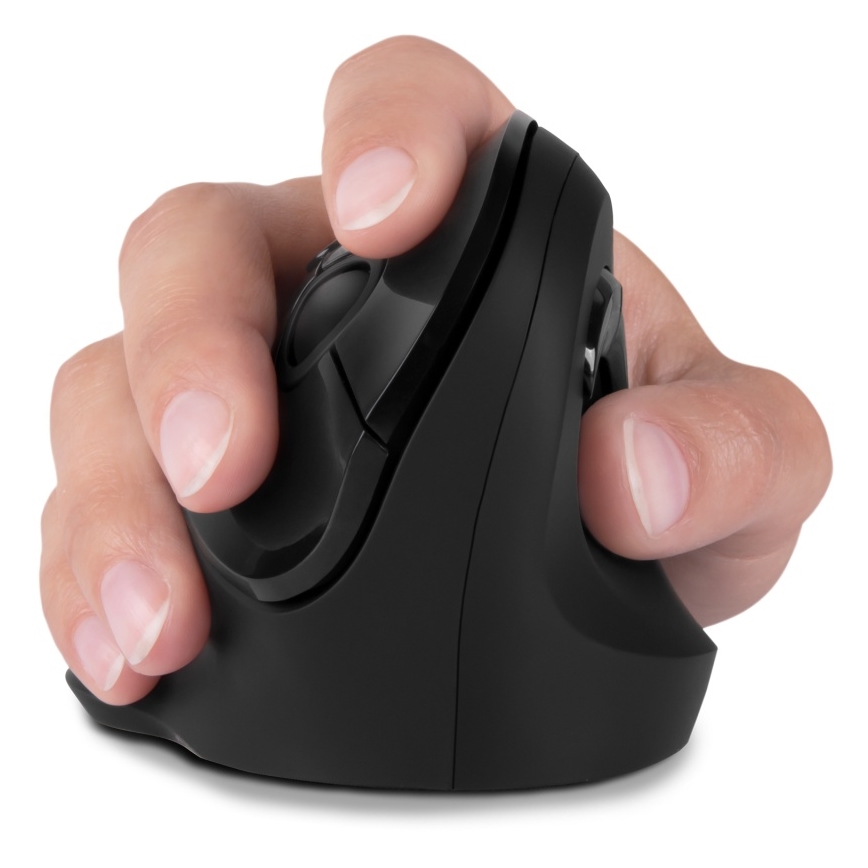 CONNECT IT CMO-2700-BK - Ergonomická bezdrôtová myš 800/1200/1600 DPI 1xAA čierna