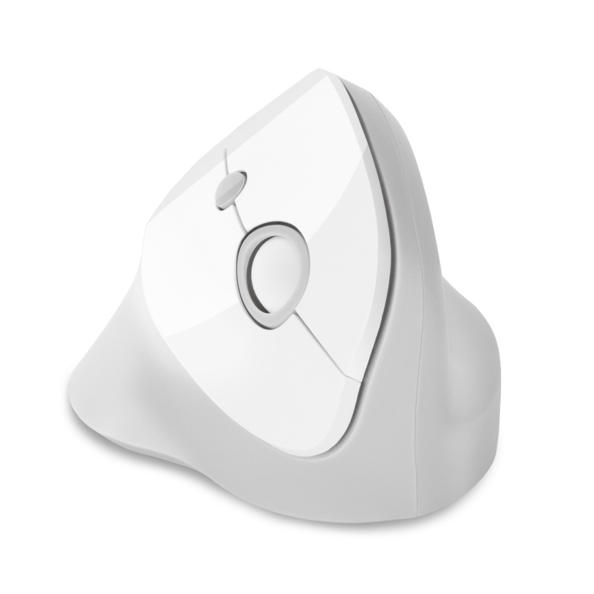 CONNECT IT CMO-2700-WH - Ergonomická bezdrôtová myš 800/1200/1600 DPI 1xAA biela
