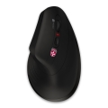 CONNECT IT CMO-2880-BK - Ergonomická bezdrôtová myš Verti TriMode 1000/1600/2400 DPI 2xAAA čierna