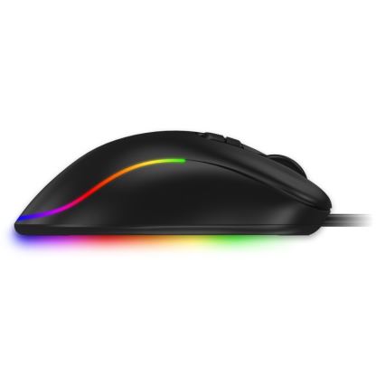 CONNECT IT CMO-3589-BK - LED RGB Káblová herná myš 200-7200 DPI čierna