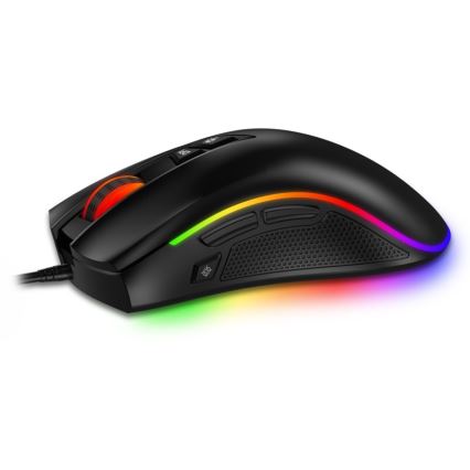 CONNECT IT CMO-3591-BK - LED RGB Káblová herná myš 500-7200 DPI čierna