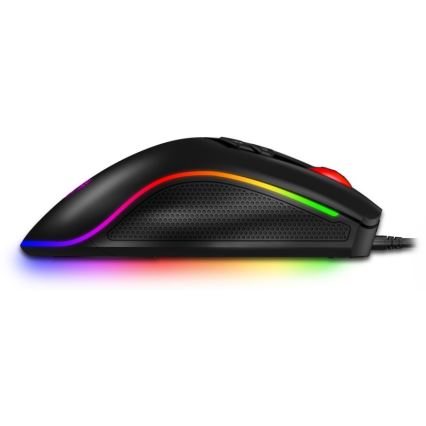CONNECT IT CMO-3591-BK - LED RGB Káblová herná myš 500-7200 DPI čierna