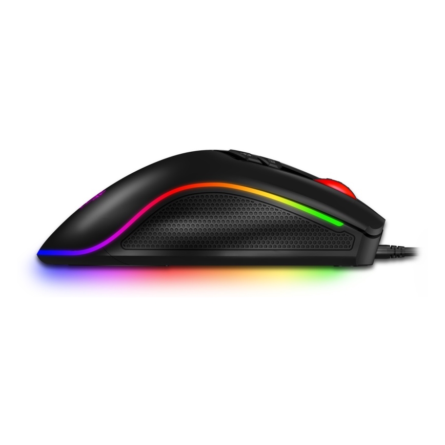 CONNECT IT CMO-3591-BK - LED RGB Káblová herná myš 500-7200 DPI čierna