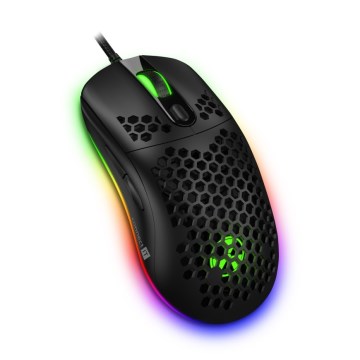 CONNECT IT CMO-5511-BK - LED RGB Káblová herná myš 200-12800 DPI čierna