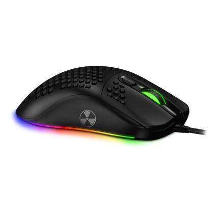 CONNECT IT CMO-5511-BK - LED RGB Káblová herná myš 200-12800 DPI čierna