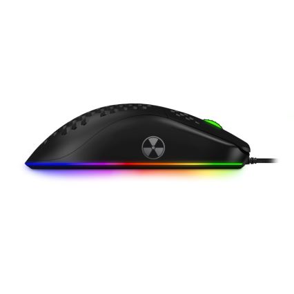 CONNECT IT CMO-5511-BK - LED RGB Káblová herná myš 200-12800 DPI čierna
