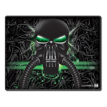 CONNECT IT CMP-1100-SM - Podložka pod myš 32x24,5 cm čierna/zelená