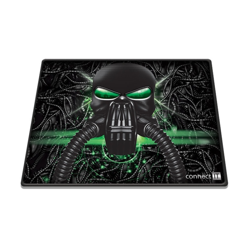 CONNECT IT CMP-1100-SM - Podložka pod myš 32x24,5 cm čierna/zelená
