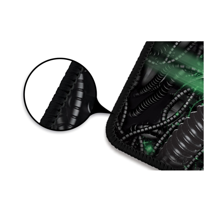 CONNECT IT CMP-1100-SM - Podložka pod myš 32x24,5 cm čierna/zelená