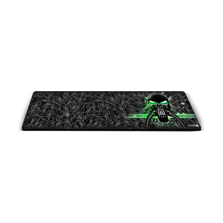 CONNECT IT CMP-1110-LG - Podložka pod klávesnicu a myš 88,6x24,5 cm čierna/zelená