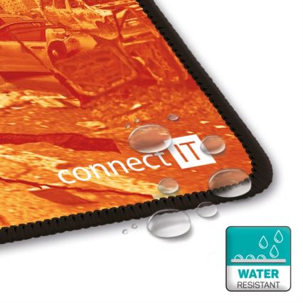 CONNECT IT CMP-1140-LG - Podložka pod klávesnicu a myš 88,6x24,5 cm oranžová