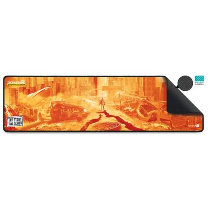 CONNECT IT CMP-1140-LG - Podložka pod klávesnicu a myš 88,6x24,5 cm oranžová