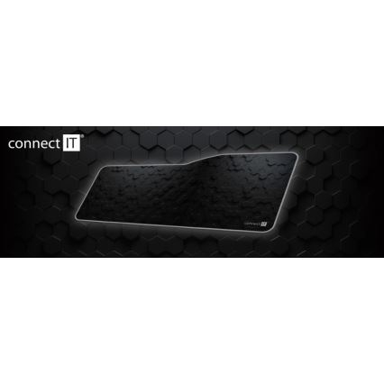 CONNECT IT CMP-2000-XL - Podložka pod klávesnicu a myš 79,5x34,5 cm čierna