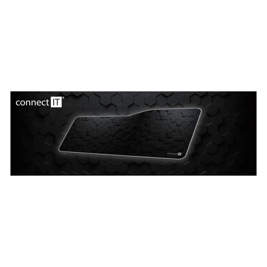 CONNECT IT CMP-2000-XL - Podložka pod klávesnicu a myš 79,5x34,5 cm čierna