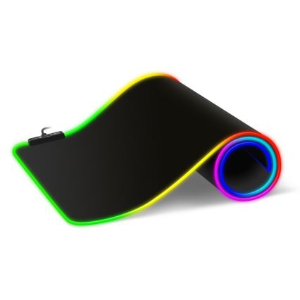 CONNECT IT CMP-3100-LG - LED RGB Herná podložka pod klávesnicu a myš 80x30 cm čierna