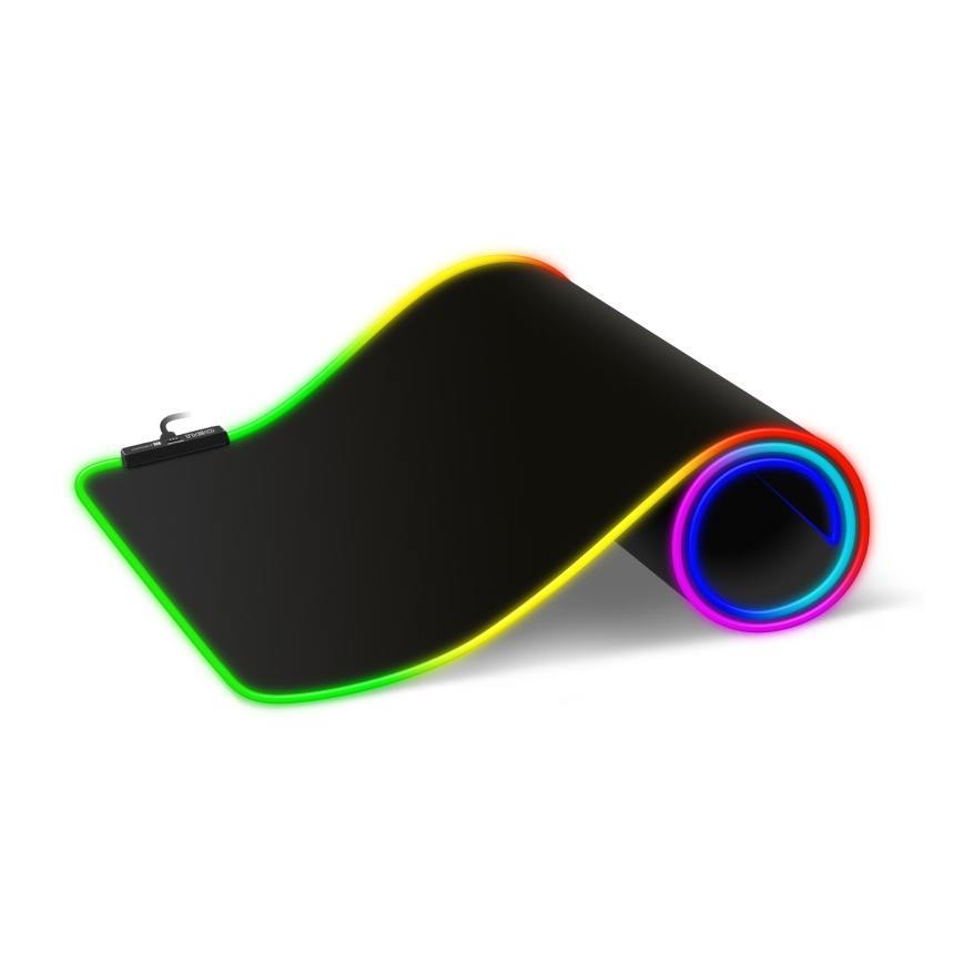 CONNECT IT CMP-3100-LG - LED RGB Herná podložka pod klávesnicu a myš 80x30 cm čierna